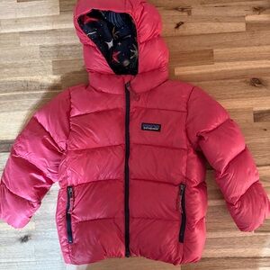 Patagonia Kids Bright Pink Puffer Coat